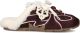 NAKED WOLFE Instappers Dames Adorn Ponyhair Bordeaux - Rood