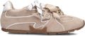 NAKED WOLFE Lage Sneakers Dames Adored Suède Beige - Beige