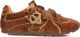 NAKED WOLFE Lage Sneakers Dames Adored Suède Bruin - Bruin