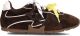 NAKED WOLFE Lage Sneakers Dames Adored Suède Bruin - Bruin