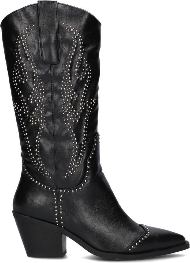NOA HARMON Cowboylaarzen Dames 009591 Maat: 37 Materiaal: Leer Kleur: Zwart - Foto 3