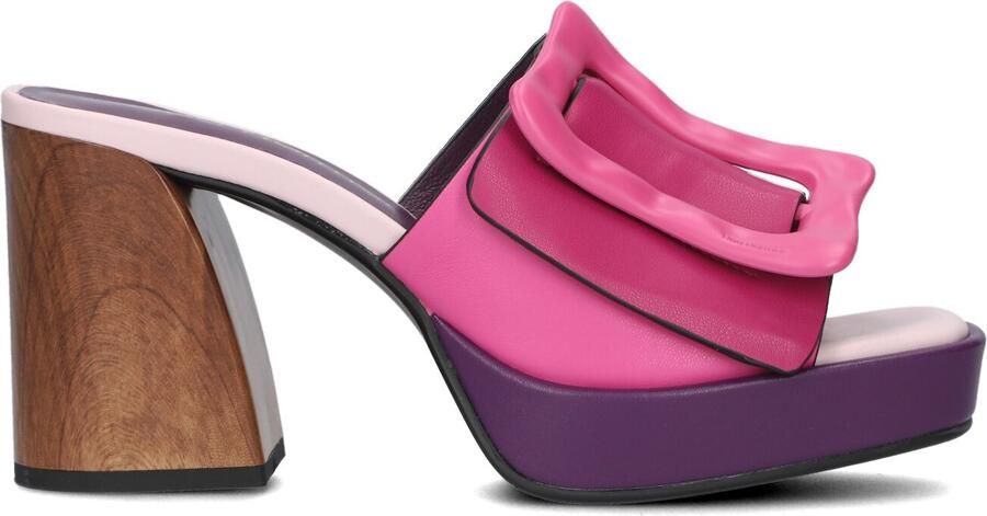 NOA HARMON Muiltjes Dames 9238 Maat: 38 Materiaal: Leatherlook Kleur: Roze - Foto 4