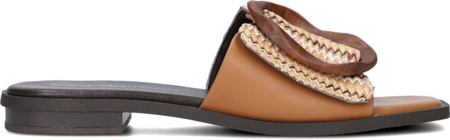 NOA HARMON Slippers Dames 9231 Maat: 36 Materiaal: Leatherlook Kleur: Camel