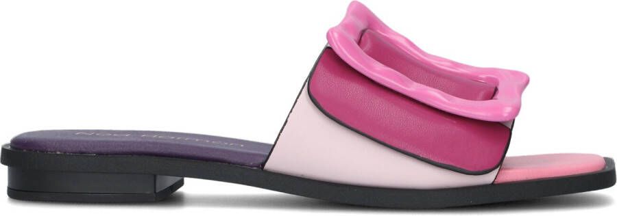 NOA HARMON Slippers Dames 9240 Maat: 39 Materiaal: Leatherlook Kleur: Roze