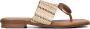 NOA HARMON Teenslippers Dames 9275 Maat: 37 Materiaal: Stro Kleur: Beige - Thumbnail 3