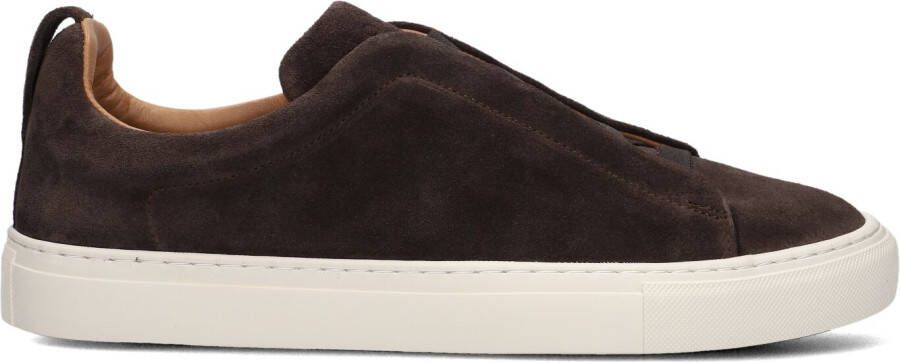 NOKWOL Lage Sneakers Heren Connor Maat: 42 Materiaal: Suède Kleur: Bruin