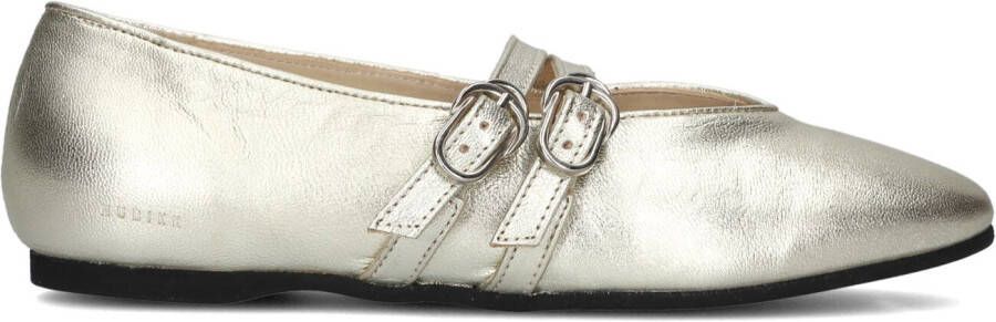NUBIKK Ballerina Dames Gisele Grace Maat: 39 Materiaal: Leer Kleur: Goud