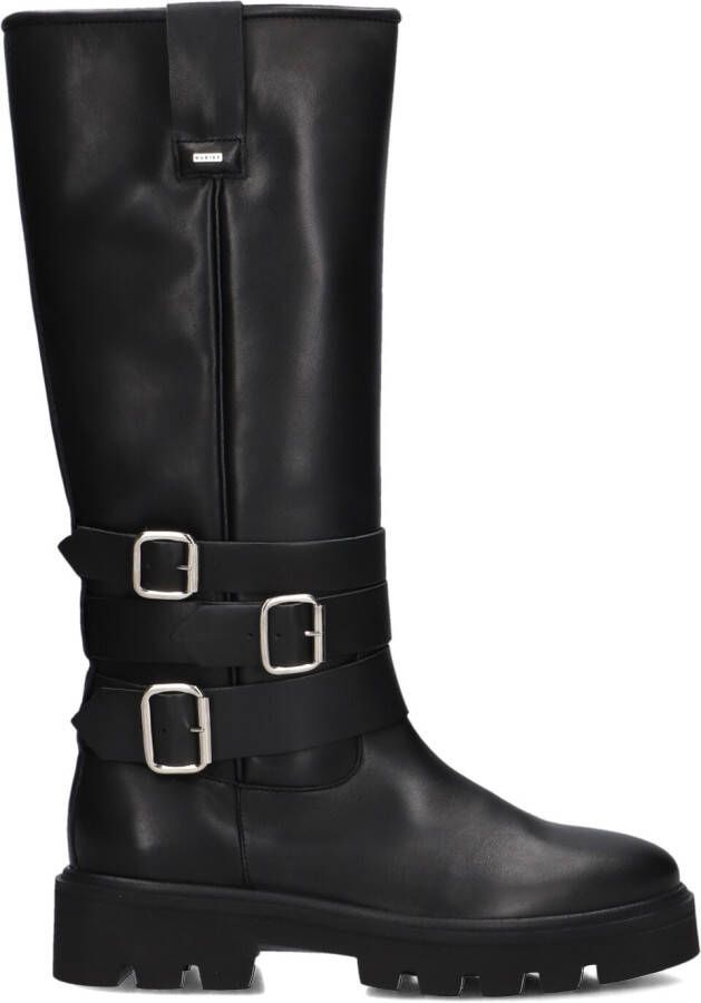 NUBIKK Biker Boots Dames Frankie Lynn Maat: 40 Materiaal: Leer Kleur: Zwart