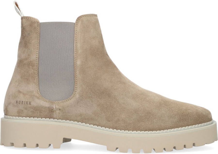 NUBIKK Chelsea Boots Heren Logan Rai Maat: 44 Materiaal: Suède Kleur: Grijs - Foto 4