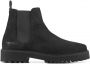NUBIKK Chelsea Boots Heren Logan Rai Maat: 45 Materiaal: Nubuck Kleur: Zwart - Thumbnail 4