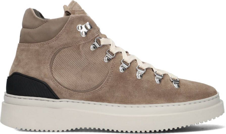 NUBIKK Hoge Sneakers Heren Jonah Aztec Maat: 40 Materiaal: Suède Kleur: Taupe - Foto 4