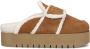 NUBIKK Instappers Dames Teddy Fur Maat: 40 Materiaal: Suède Kleur: Cognac - Thumbnail 5
