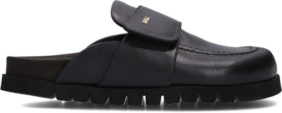 NUBIKK Instappers Dames Teddy Montana Maat: 38 Materiaal: Leer Kleur: Zwart