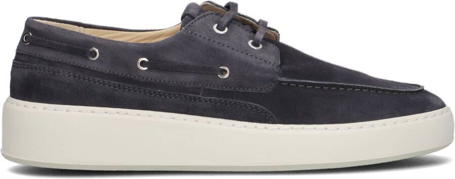 NUBIKK Veterschoenen Heren Jiro Yacht Maat: 43 Materiaal: Suède Kleur: Blauw