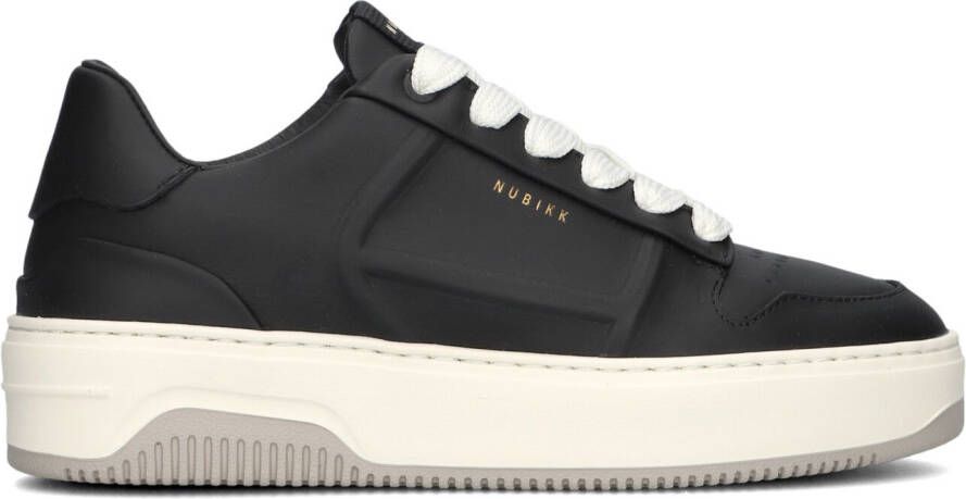NUBIKK Lage Sneakers Dames Basket Cole Maat: 36 Materiaal: Leer Kleur: Zwart