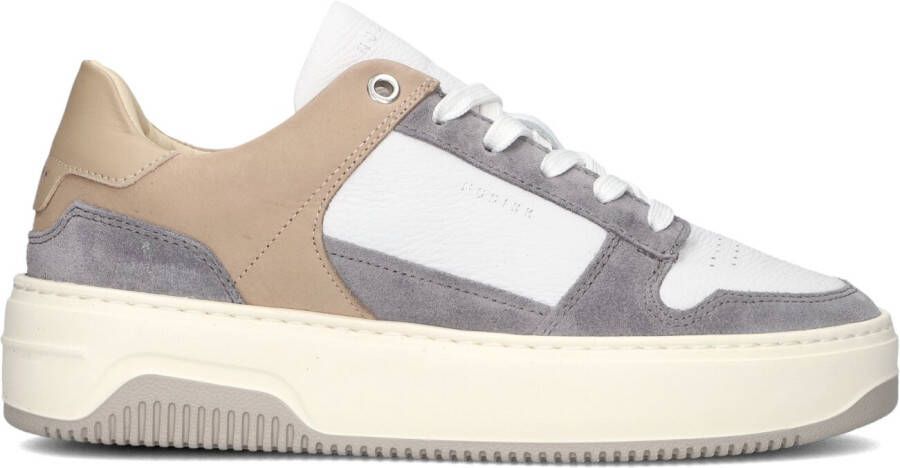 NUBIKK Lage Sneakers Dames Basket Court Dames Maat: 40 Materiaal: Leer Kleur: Wit - Foto 1