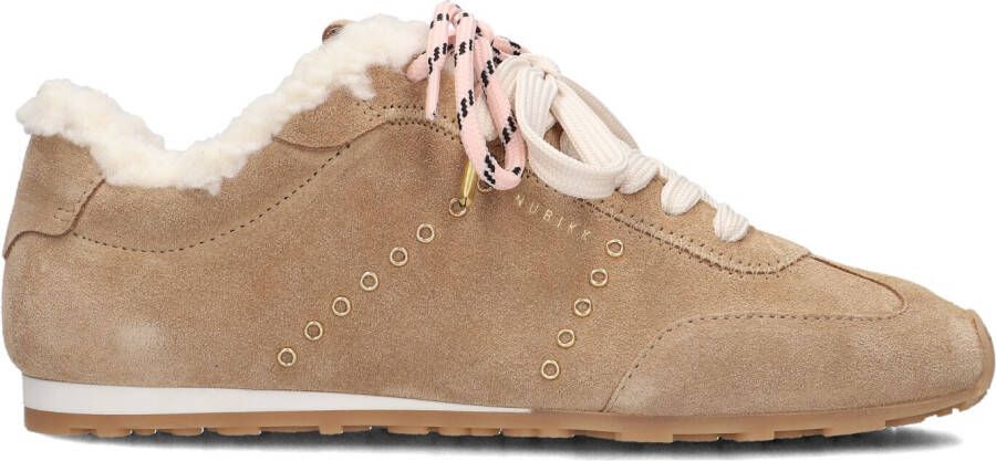 NUBIKK Lage Sneakers Dames Billy Lou Fur Maat: 41 Materiaal: Suède Kleur: Beige - Foto 2