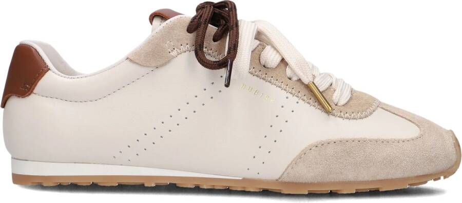 NUBIKK Lage Sneakers Dames Billy Lou Maat: 38 Materiaal: Leer Kleur: Beige