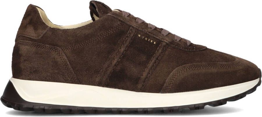 NUBIKK Lage Sneakers Heren Glen Hendrix Maat: 45 Materiaal: Suède Kleur: Bruin