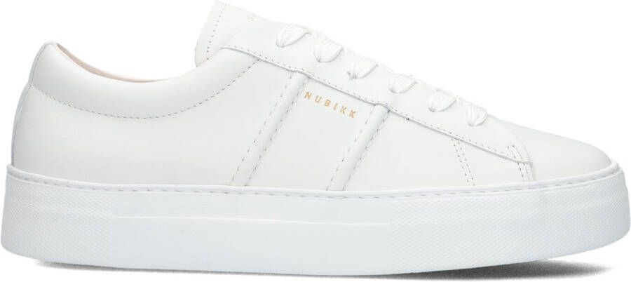 NUBIKK Lage Sneakers Dames Jolie Morris Maat: 42 Materiaal: Leer Kleur: Wit