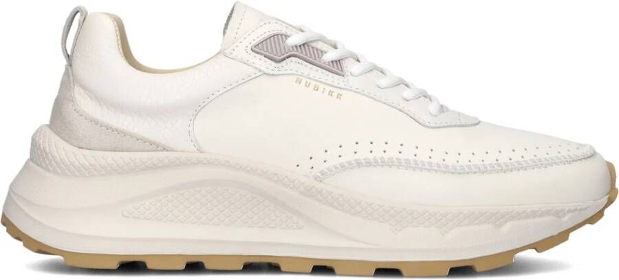 NUBIKK Lage Sneakers Dames Oberon Reese Maat: 42 Materiaal: Leer Kleur: Wit