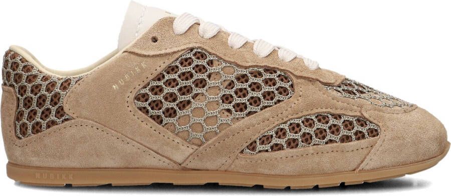 NUBIKK Lage Sneakers Dames Riley Morgan Maat: 39 Materiaal: Mesh Kleur: Beige