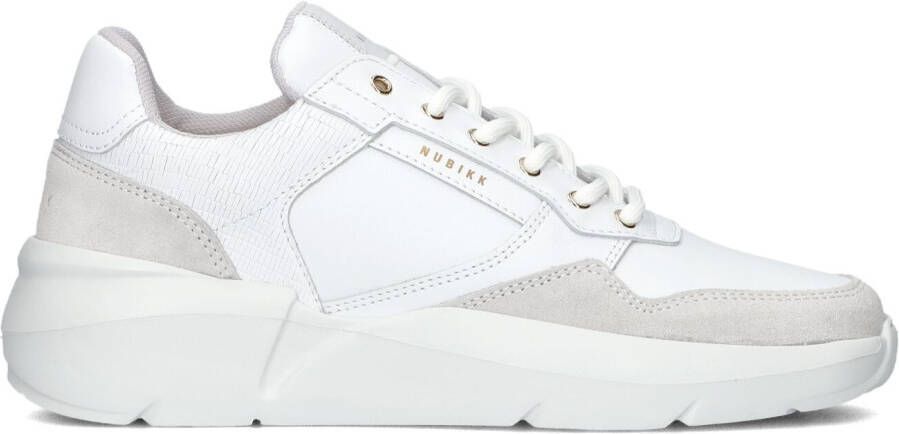 NUBIKK Lage Sneakers Dames Roque Road Wave Maat: 37 Materiaal: Leer Kleur: Wit - Foto 4