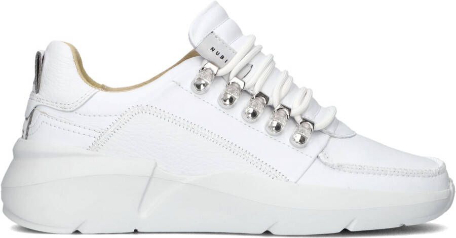 NUBIKK Lage Sneakers Dames Roque Roman Men Maat: 42 Materiaal: Leer Kleur: Wit