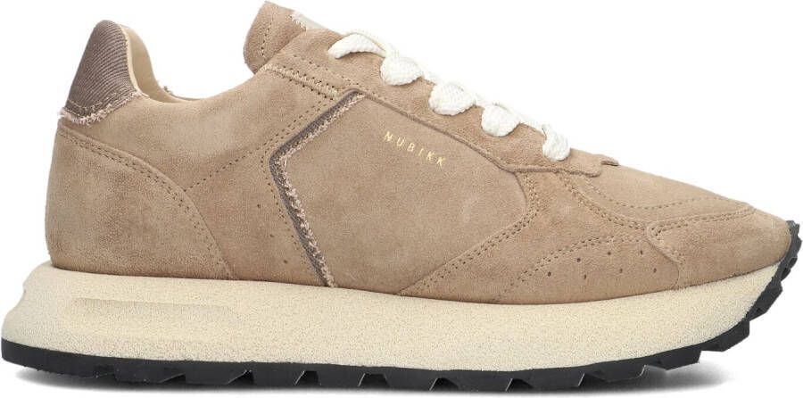 NUBIKK Lage Sneakers Dames Rose Nomad Fur Maat: 39 Materiaal: Suède Kleur: Beige