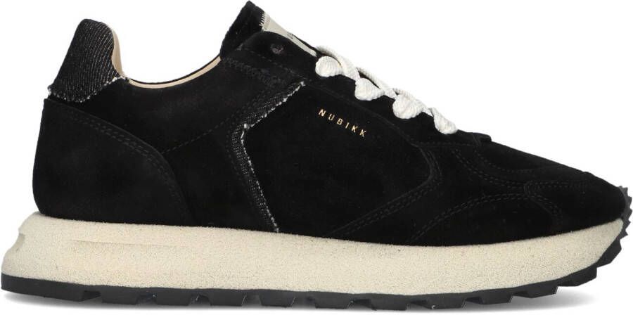 NUBIKK Lage Sneakers Dames Rose Nomad Fur Maat: 42 Materiaal: Suède Kleur: Zwart