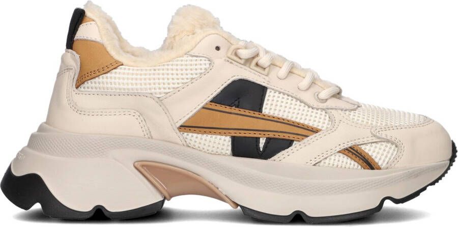 NUBIKK Lage Sneakers Dames Ross Nomad Fur Maat: 37 Materiaal: Leer Kleur: Beige - Foto 5