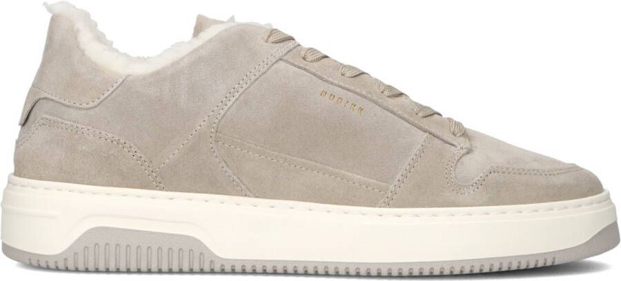 NUBIKK Lage Sneakers Heren Basket Court Fur Maat: 41 Materiaal: Suède Kleur: Taupe