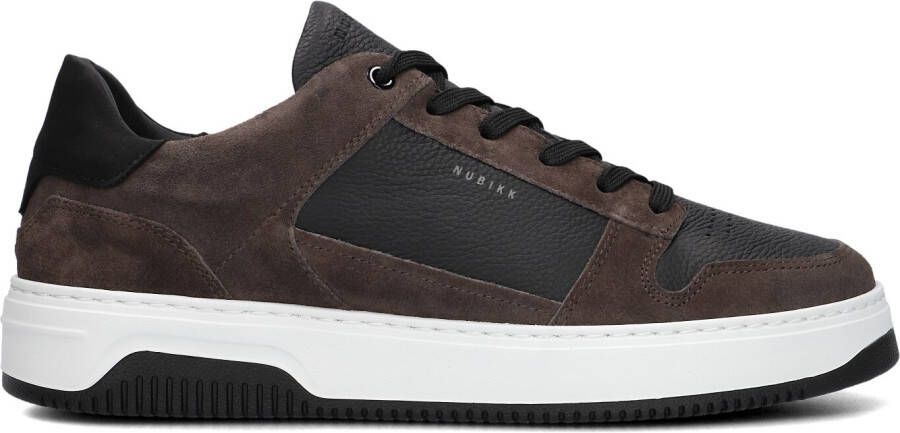 NUBIKK Lage Sneakers Heren Basket Court Heren Maat: 42 Materiaal: Nubuck Kleur: Zwart