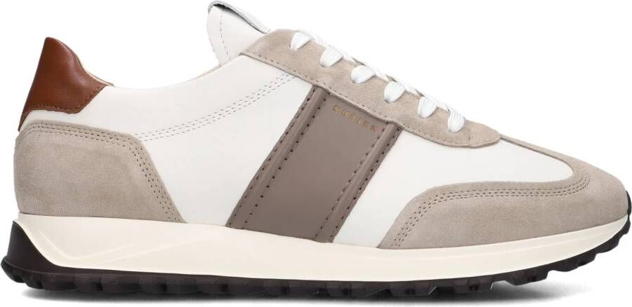 NUBIKK Lage Sneakers Heren Glen Hendrix Maat: 43 Materiaal: Leer Kleur: Beige