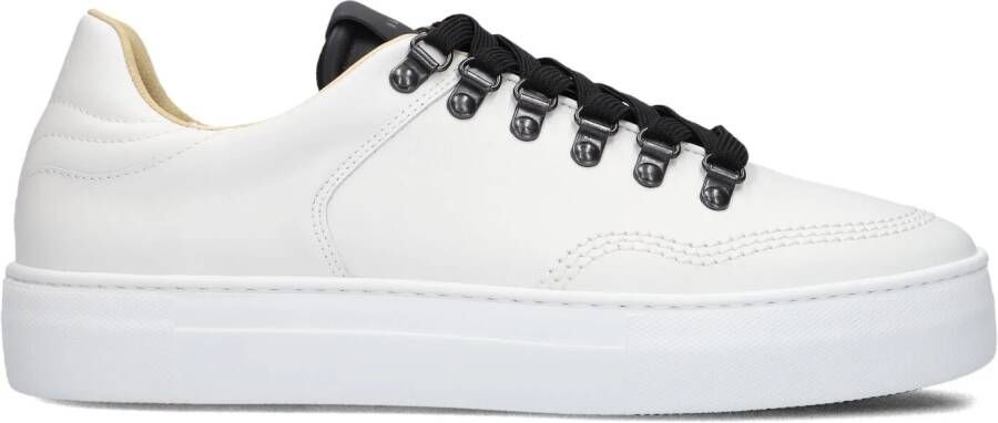 NUBIKK Lage Sneakers Heren Jagger Roman Maat: 43 Materiaal: Leer Kleur: Wit