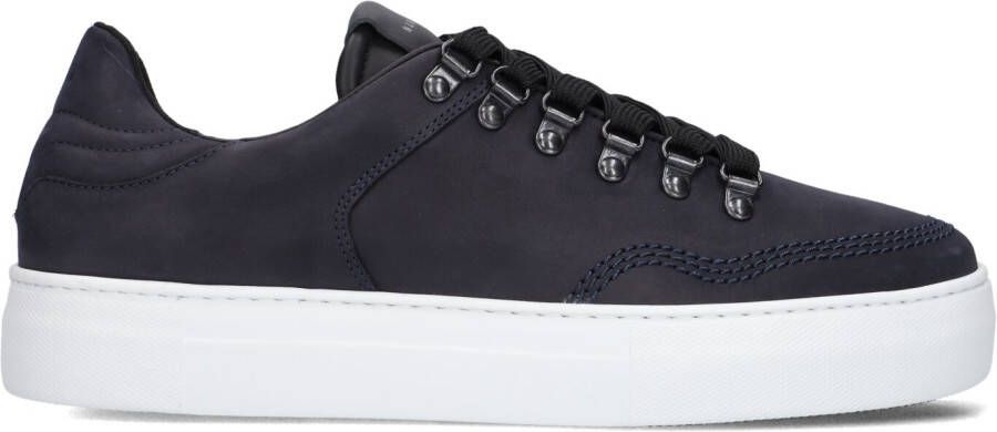 NUBIKK Lage Sneakers Heren Jagger Roman Maat: 46 Materiaal: Nubuck Kleur: Blauw