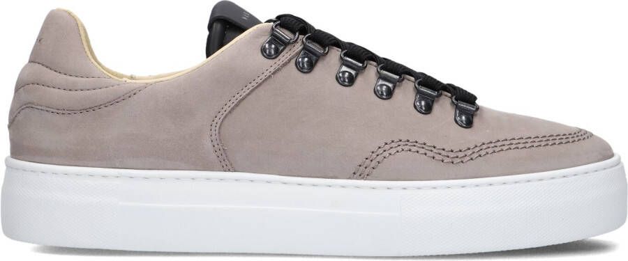 NUBIKK Lage Sneakers Heren Jagger Roman Maat: 48 Materiaal: Nubuck Kleur: Grijs