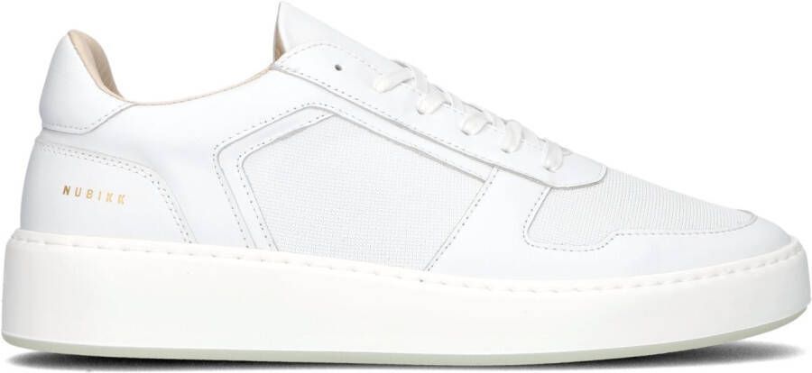 NUBIKK Lage Sneakers Heren Jiro Luca Maat: 47 Materiaal: Leer Kleur: Wit