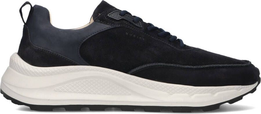 NUBIKK Lage Sneakers Dames Oberon Reese Maat: 44 Materiaal: Suède Kleur: Blauw