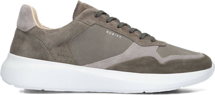 NUBIKK Lage Sneakers Heren Rock Road Wave Maat: 46 Materiaal: Suède Kleur: Groen