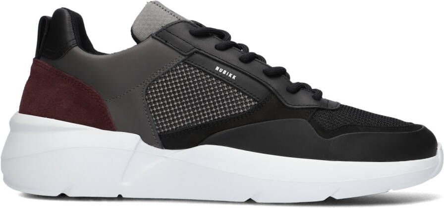NUBIKK Lage Sneakers Heren Roque Road Wave Maat: 40 Materiaal: Nubuck Kleur: Zwart