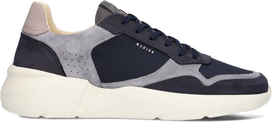 NUBIKK Lage Sneakers Heren Roque Road Wave Maat: 44 Materiaal: Nubuck Kleur: Blauw