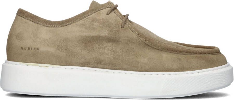 NUBIKK Lage Sneakers Heren Vince Ryan Maat: 45 Materiaal: Suède Kleur: Taupe