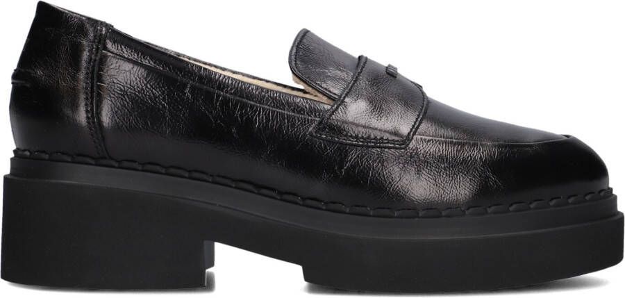 NUBIKK Loafers Dames Franki Loafer Fur Maat: 40 Materiaal: Leer Kleur: Zwart