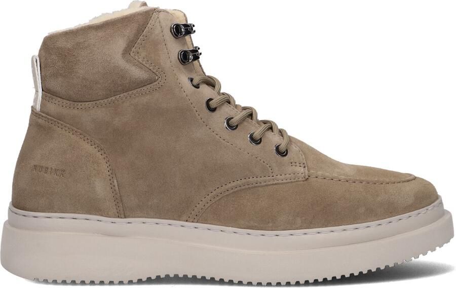NUBIKK Hoge Sneakers Heren Jonah Polar Fur Maat: 41 Materiaal: Suède Kleur: Taupe - Foto 6