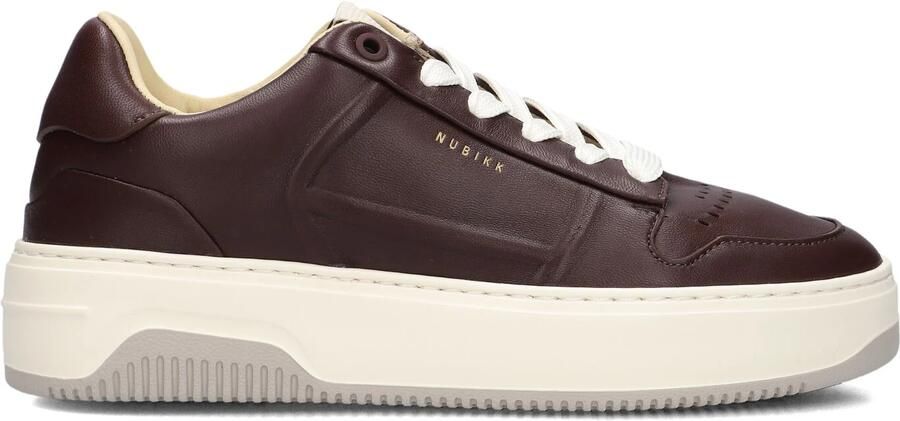 NUBIKK Lage Sneakers Dames Basket Cole Maat: 37 Materiaal: Leer Kleur: Rood - Foto 2