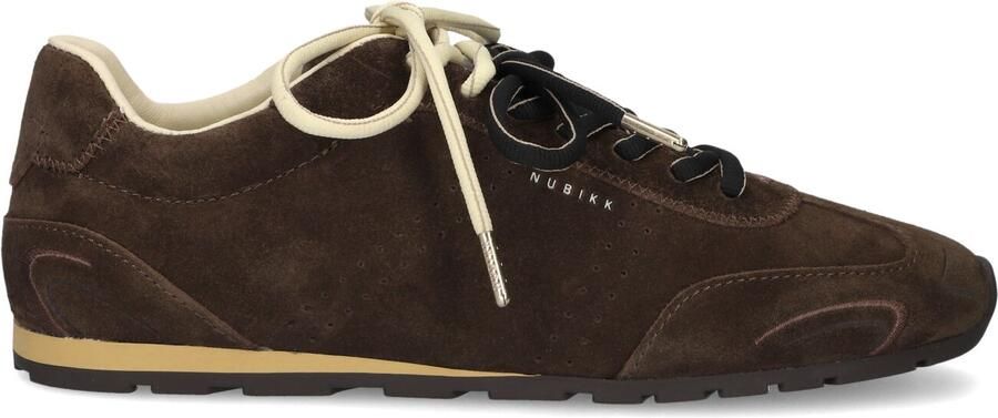 NUBIKK Lage Sneakers Dames Billy Lou Ii Suède Bruin - Foto 5