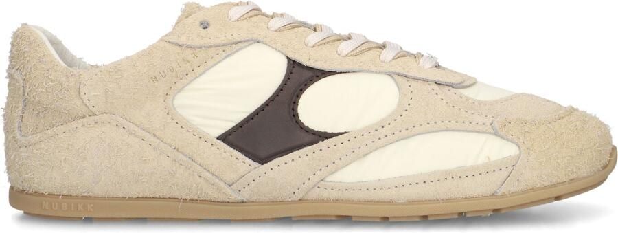 NUBIKK Lage Sneakers Dames Riley Morgan Maat: 36 Materiaal: Textiel Kleur: Beige