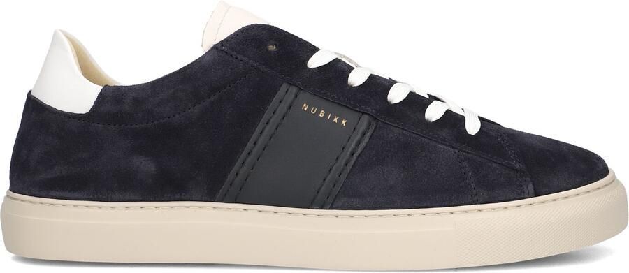NUBIKK Lage Sneakers Heren Jase Morris Maat: 43 Materiaal: Suède Kleur: Blauw