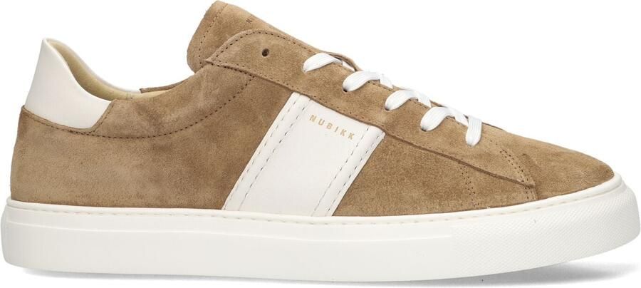 NUBIKK Lage Sneakers Heren Jase Morris Maat: 46 Materiaal: Suède Kleur: Camel